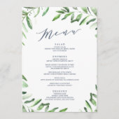 Olive Branch Boho Garden Menu (Voorkant)