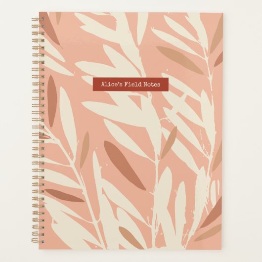 Olive Branch Botanical Roze Boho planner (Voorkant)