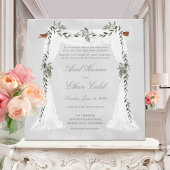 Olive Branch Chuppah Wedding Kaart