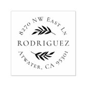 Olive Branch Circle Adres Stempel (Design)