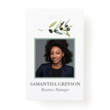 Olive Branch Custom Badges met Foto