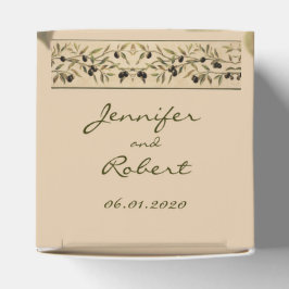 Olive Branch: Een Toscaanse Touch Favor Box Bedankdoosjes