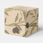 Olive Branch: Een Toscaanse Touch Favor Box Bedankdoosjes (Achterkant)
