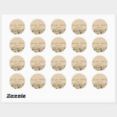 Olive Branch: Een Toscaanse touch Ronde Sticker (Vel)