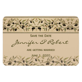 Olive Branch: Een Toscaanse Touch Sla de datum op Magneet