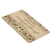 Olive Branch: Een Toscaanse Touch Sla de datum op Magneet (Rechterzijde)