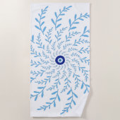 Olive Branch Evil Eye Protection Strandlaken (Voorkant)