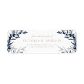 Olive Branch Familie Uitvaart Retouradres Etiket (Voorkant)