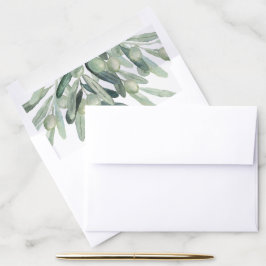 Olive Branch Greenery Italy Modern Wedding