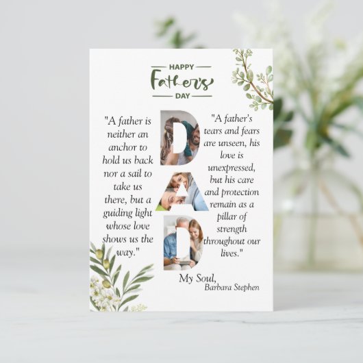 Olive Branch Happy Vaderdag (Staand voorkant)