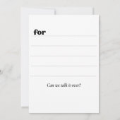 Olive Branch Het spijt me excuses Notitiekaartje (Achterkant)