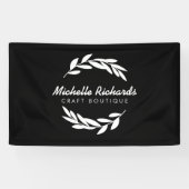 Olive Branch krans Logo Spandoek (Horizontaal)
