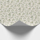 Olive Branch Mediterranean Pattern  Cadeaupapier (Hoek)