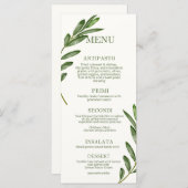 Olive Branch Menu (Voorkant / Achterkant)