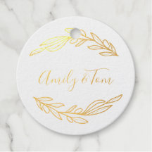 Olive Branch met aangepaste tekstfolie Folie Fa