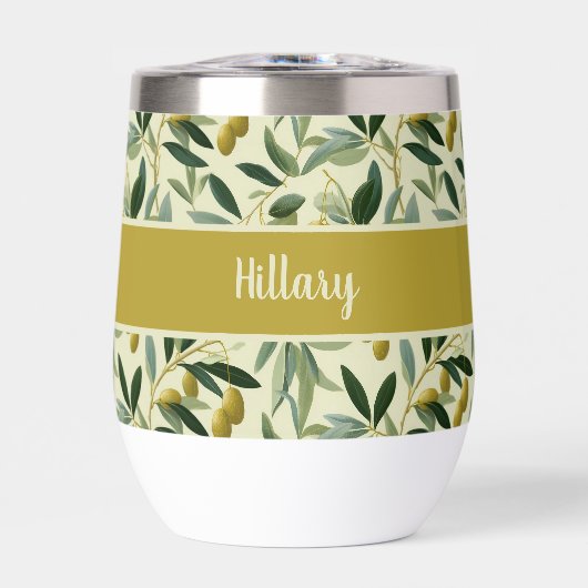 Olive Branch Monogram Name  (Voorkant)