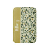 Olive Branch Monogram Name  Badmat (Voorkant Verticaal)