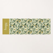 Olive Branch Monogram Name  Yogamat (Voorkant (horizontaal))