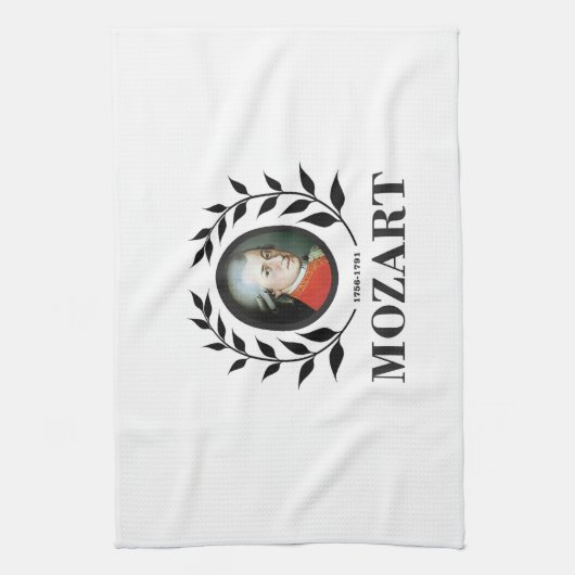 OLIVE BRANCH MOZART THEEDOEK (Verticaal)