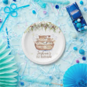 Olive Branch Noah's Ark Boys 1e verjaardag Papieren Bordje (Feest)