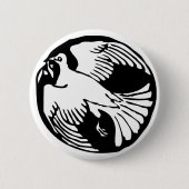 Olive Branch Peace Dove Button (Voorkant)