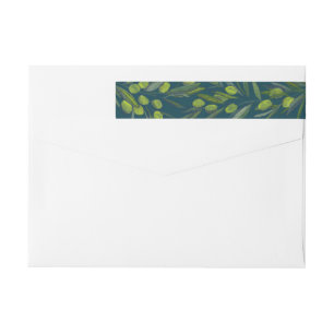 Olive Branch Retouradres Wrap Around Label