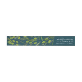 Olive Branch Retouradres Wrap Around Label