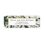 Olive Branch Return-adres Etiket (Voorkant)