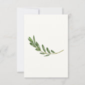 Olive Branch - RSVP-kaart RSVP Kaartje (Achterkant)