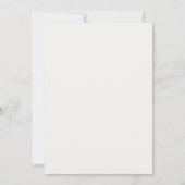 Olive Branch Save the Date Kaart | Elegant Groen B (Achterkant)