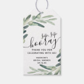 Olive Branch Sip Sip Hooray Vrijgezellenfeest Favo Cadeaulabel (Voorkant)