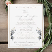 Olive Branch Trouwdetails Behuizing Kaarten