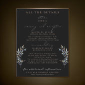 Olive Branch Trouwdetails Behuizing Kaarten