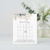 Olive Branch Vrijgezellenfeest Bingo Game Kaart (Staand voorkant)