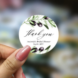 Olive Branch Vrijgezellenfeest Classic Ronde Stick Ronde Sticker