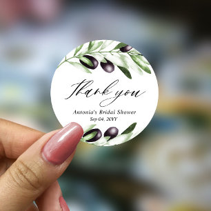 Olive Branch Vrijgezellenfeest Classic Ronde Stick Ronde Sticker