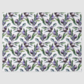 Olive Branch Watercolor Pattern  Tissuepapier (Voorkant)