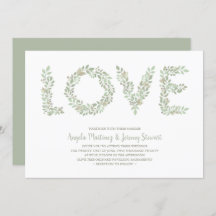 Olive Branches LOVE Collectie Groen