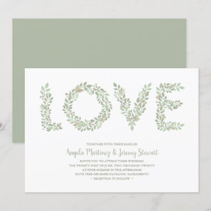 Olive Branches LOVE Collectie Groen Kaart