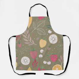 " Olive Brown Strawberry Citrus Schort