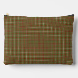 Olive Burgundy Plaid Classic Pattern Rustic Etui