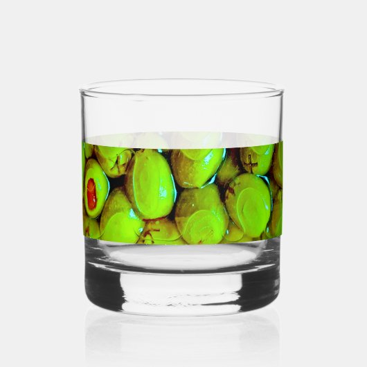 Olive Chorus Whisky Glas (Voorkant)