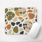 Olive Clay Terrazzo Muismat (Met muis)