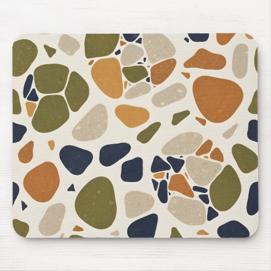 Olive Clay Terrazzo Muismat (Voorkant)