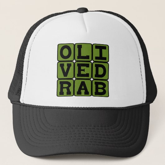 Olive Drab, Kleur Trucker Pet (Voorkant)