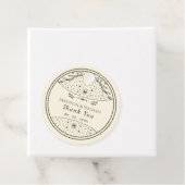 Olive Elegant Tarot Kaart bruiloft gunst Labels (In situ)