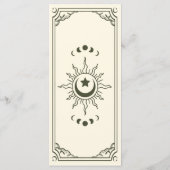 Olive Elegant Tarot Kaart Wedding (Achterkant)