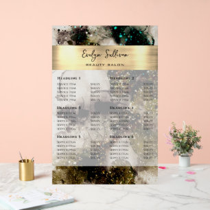 Olive Emerald Green Waterverf prijslijst Acryl Bord