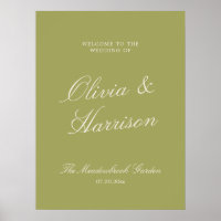 Olive Estate Calligrafie Bruiloft Welkom