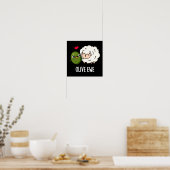 Olive Ewe Funny Love Pun Dark BG Poster (Keuken)